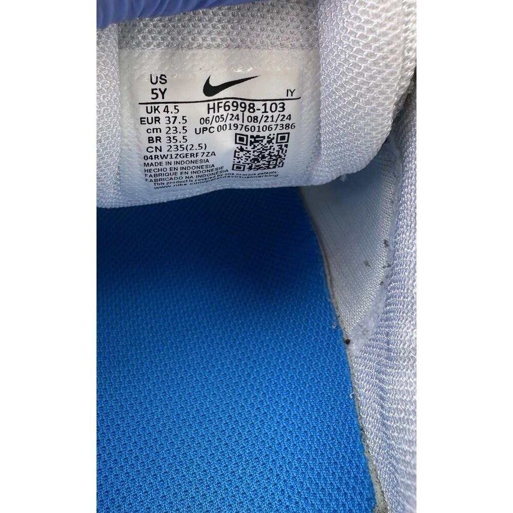 Nike Zoom Vomero 5 GS Pure Platinum Photo Blue HF6998-103 Size 5Y / Women 6.5 - Picture 10 of 11